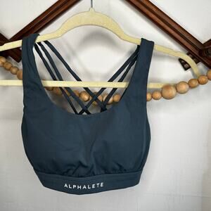 Alphalete Dark Green Sports Bra